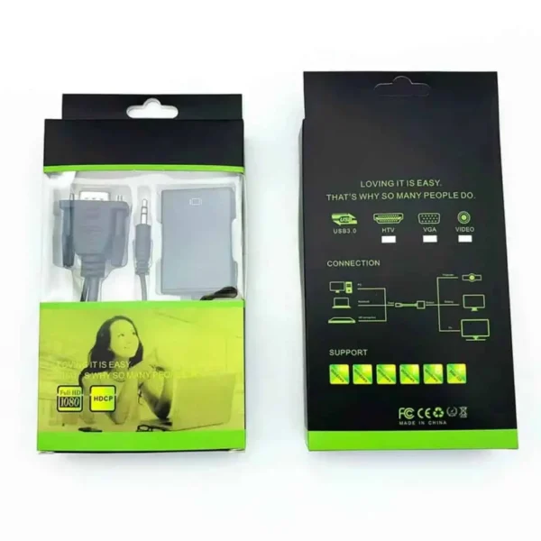 1080P VGA Male to HDTV Adapter Converter
